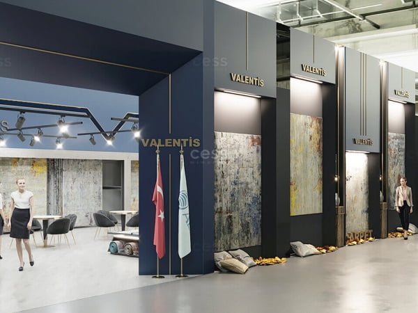 Valentis Halı Domotex Fuar Standı