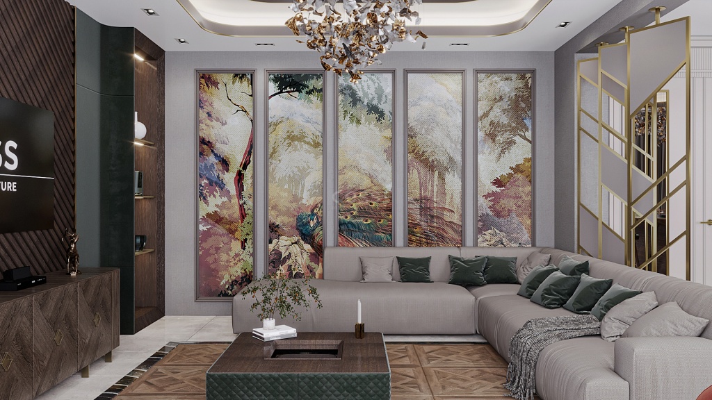 27 kiraci villa luxury villa dekorasyonu