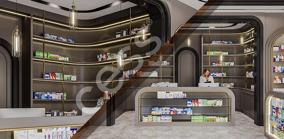 Modern Eczane Tasarımı ve Dekorasyon Örnekleri