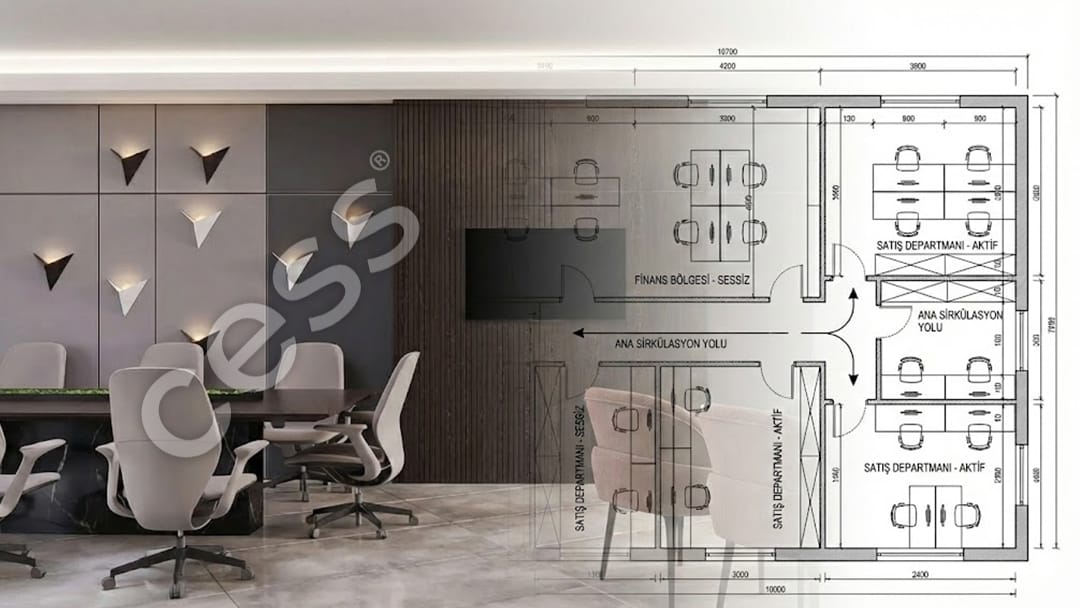 Modern Ofis Tasarımı ve Planlama