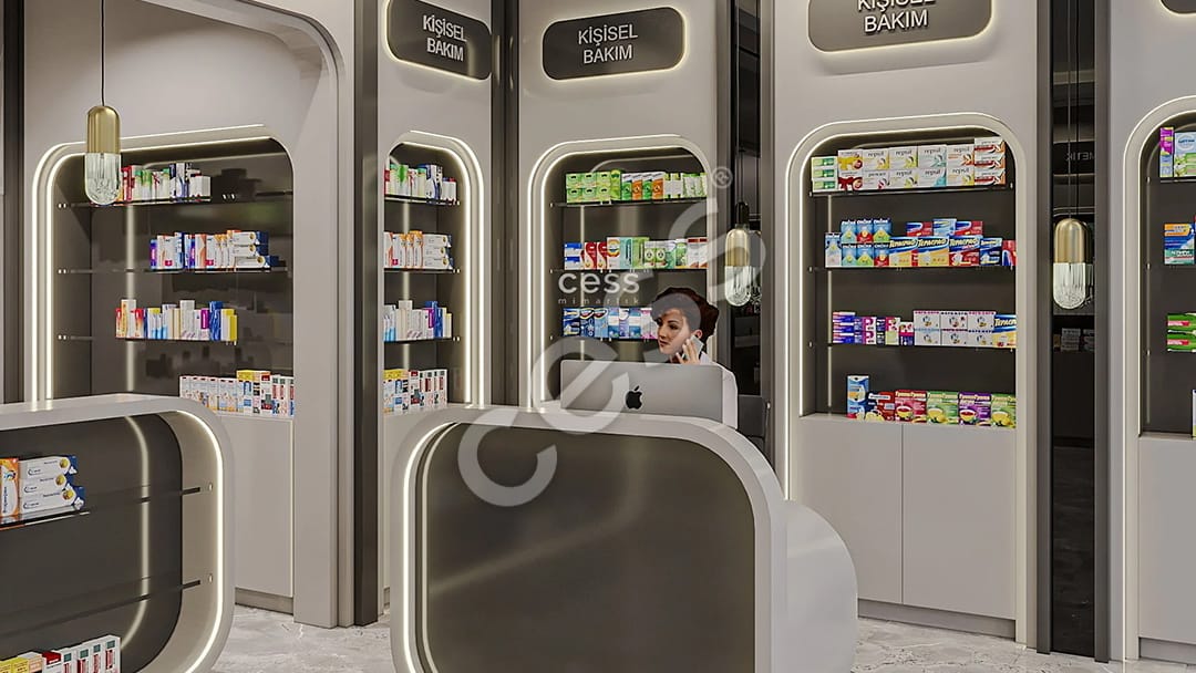 Modüler Eczane Rafları ile Alan Tasarrufu